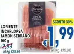 DEM Loriente incarlopsa jamon serrano offerta