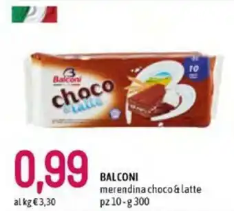 Famila Balconi merendina choco & latte 10pz - 300g offerta