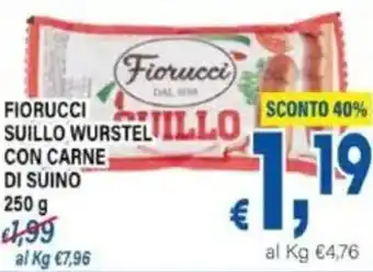 DEM Fiorucci suillo wurstel con carne di suino offerta