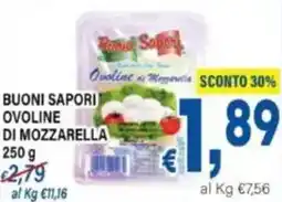 DEM Buoni sapori ovoline di mozzarella offerta