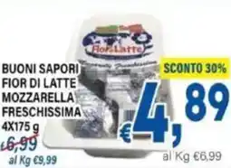 DEM Buoni sapori fior di latte mozzarella freschissima offerta