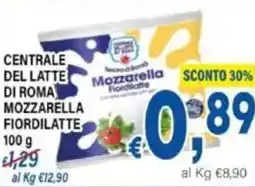 DEM Centrale del latte di roma mozzarella fiordilatte offerta