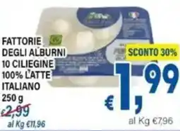 DEM Fattorie degli alburni 10 ciliegine 100% l'atte italiano offerta