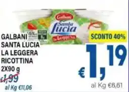 DEM Galbani santa lucia la leggera ricottina offerta