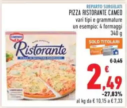Conad PIZZA RISTORANTE CAMEO offerta