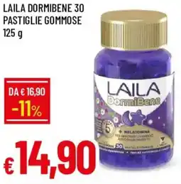 Galassia Laila dormibene 30 pastiglie gommose offerta