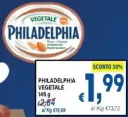 DEM Philadelphia vegetale offerta