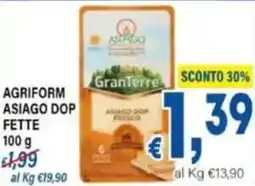 DEM Agriform asiago dop fette offerta