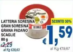 DEM Latteria soresina gran soresina grana padano scaglie offerta