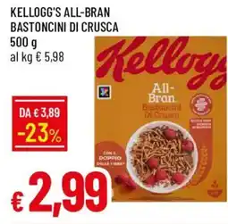 Galassia Kellogg's all-bran bastoncini di crusca offerta