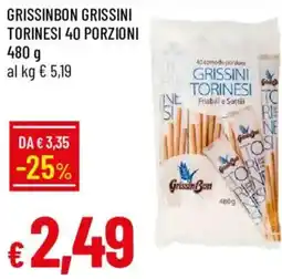 Galassia Grissinbon grissini torinesi 40 porzioni offerta