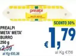 DEM Prealpi meta' meta burro offerta