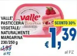 DEM Valle' pasticceria vegetale/ naturalmente margarina offerta