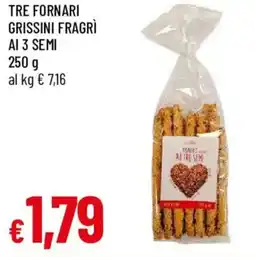Galassia Tre fornari grissini fragrì ai 3 semi offerta