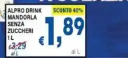 DEM Alpro drink mandorla senza zuccheri offerta