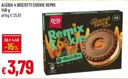 Galassia Algida 4 biscotti cookie remix offerta