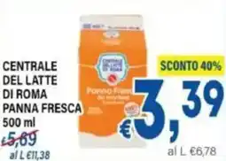 DEM Centrale del latte di roma panna fresca offerta