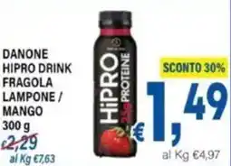 DEM Danone hipro drink fragola lampone/ mango offerta