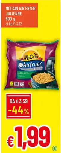Galassia Mccain air fryer julienne offerta