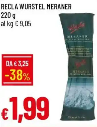 Galassia Recla wurstel meraner offerta