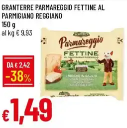 Galassia Granterre parmareggio fettine al parmigiano reggiano offerta