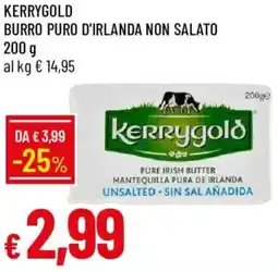 Galassia Kerrygold burro puro d'irlanda non salato offerta