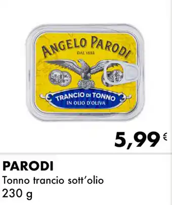 PARODI Tonno trancio sott'olio