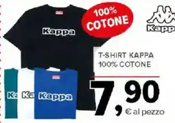 Todis Kappa t-shirt kappa 100% cotone offerta