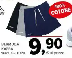 Todis Bermuda kappa 100% cotone offerta