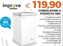 Todis Improve kitchen congelatore a pozzetto offerta