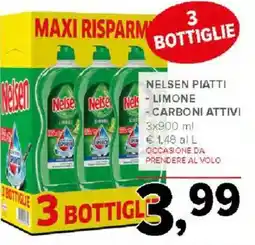 Todis Nelsen piatti limone carboni attivi offerta