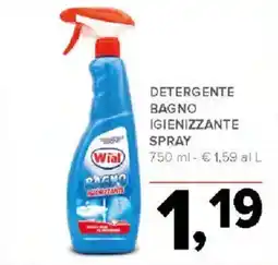 Todis Detergente bagno igienizzante spray offerta