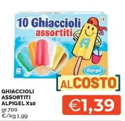 Mercatò Ghiaccioli ALPIGEL X10 offerta