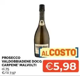 Mercatò Prosecco valdobbiadene docg CARPENE' MALVOLTI offerta