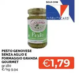 Mercatò Pesto genovese senza aglio e formaggio granda GOURMET offerta
