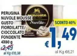DEM Perugina nuvole mousse gusto fiordilatte cioccolatoe fondente offerta