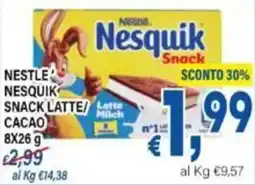 DEM Nestle nesquik snack latte cacao offerta