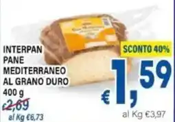 DEM Interpan pane mediterraneo al grano duro offerta