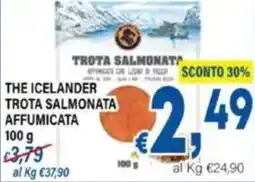 DEM The icelander trota salmonata affumicata offerta