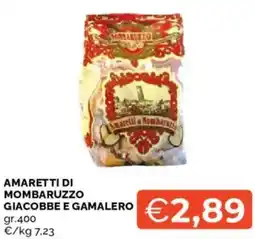 Mercatò Amaretti di mombaruzzo GIACOBBE E GAMALERO offerta