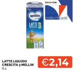 Mercatò Latte liquido crescita 3 MELLIN offerta
