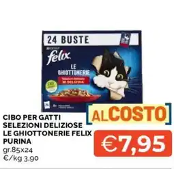 Mercatò Cibo per gatti selezioni deliziose le ghiottonerie felix PURINA offerta
