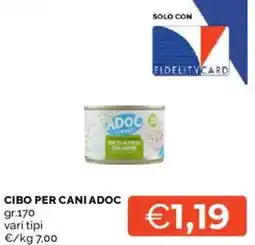 Mercatò Cibo per cani ADOC offerta