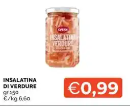 Mercatò Selex insalatina verdure offerta