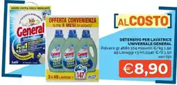 Mercatò Detersivo per lavatrice universale GENERAL offerta