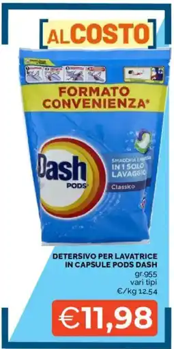 Mercatò Detersivo per lavatrice in capsule pods DASH offerta