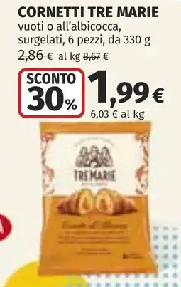 Coop Cornetti TRE MARIE offerta