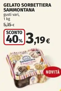 Coop Gelato sorbettiera SAMMONTANA offerta