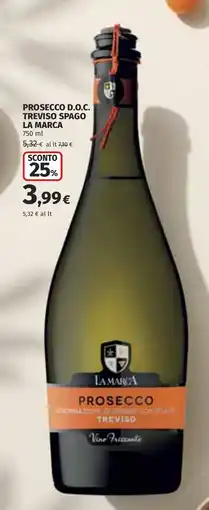 Coop Prosecco d.o.c. treviso spago LA MARCA offerta