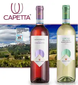 Coop Monferrato chiaretto rosato o cortese D.O.C. CAPETTA offerta